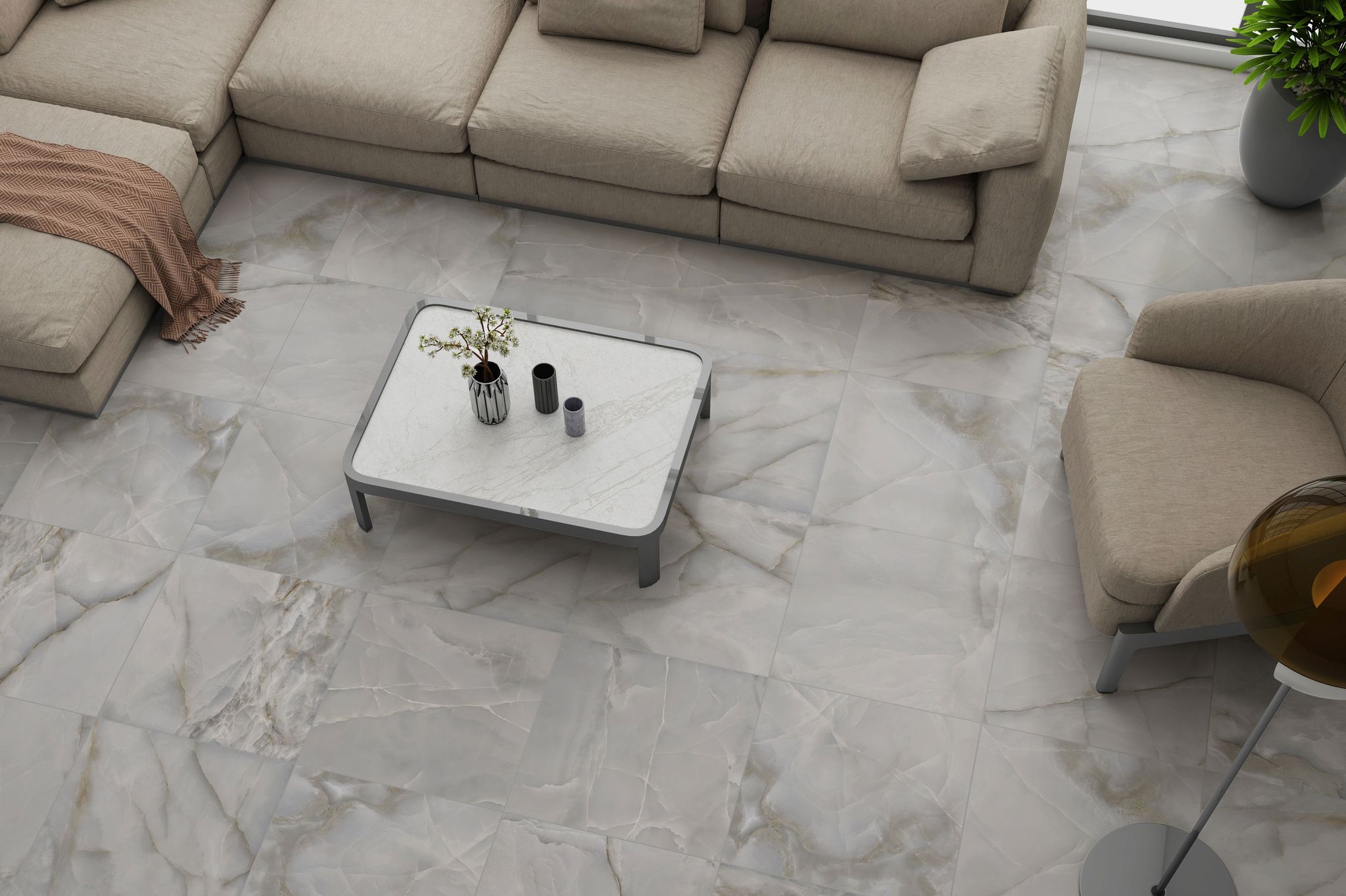 Romance Dark Grey1 | Qualis Ceramica | Luxury Tile and Vinyl at affordable prices