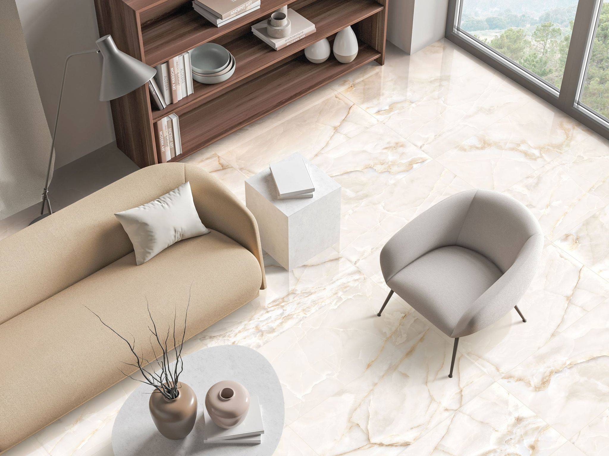 Romance Intrigue Ivory2 | Qualis Ceramica | Luxury Tile and Vinyl at affordable prices