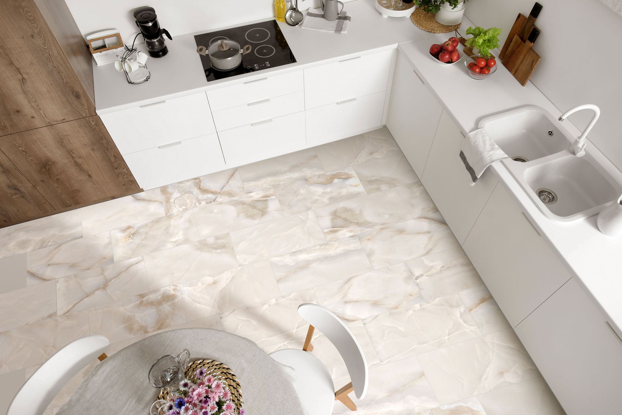 Romance Intrigue Ivory5 | Qualis Ceramica | Luxury Tile and Vinyl at affordable prices