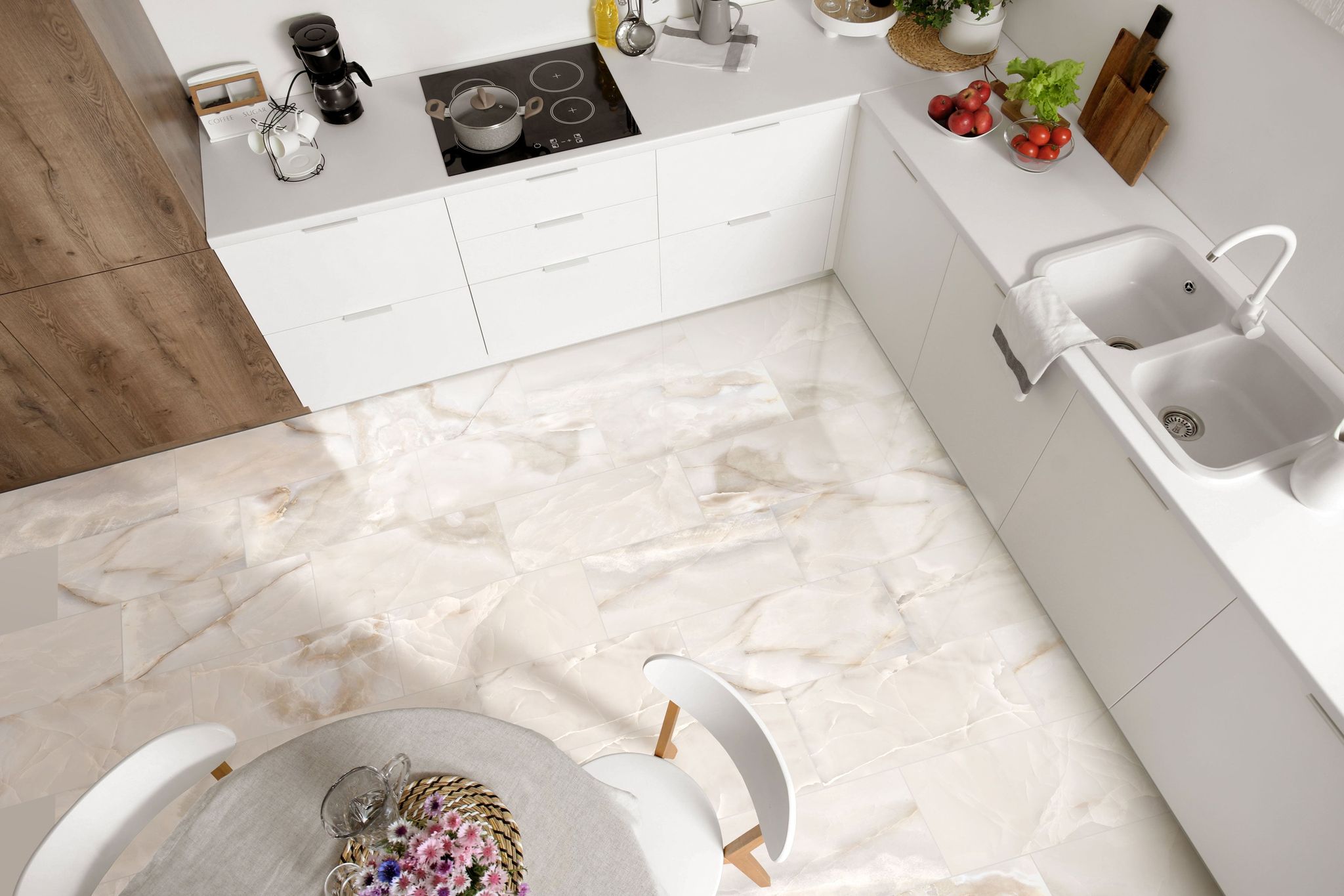 Romance Intrigue Ivory6 | Qualis Ceramica | Luxury Tile and Vinyl at affordable prices