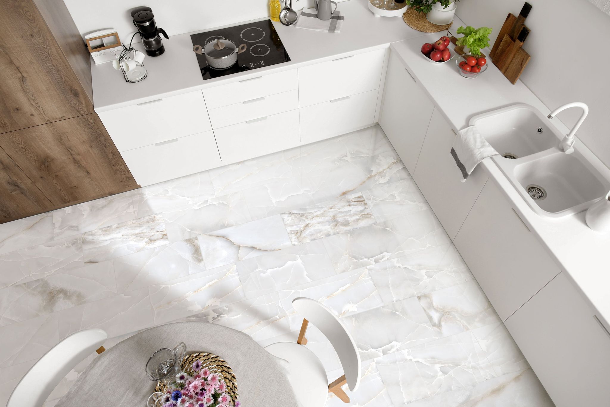 Romance Rendezvous White1 | Qualis Ceramica | Luxury Tile and Vinyl at affordable prices